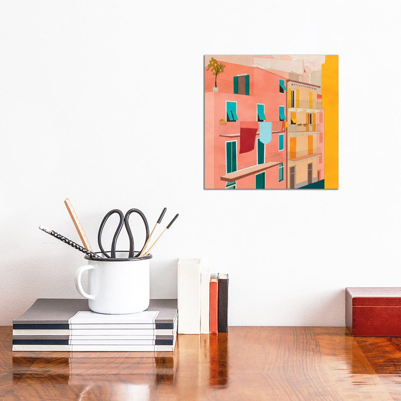Italy Streetview 1 Piece Wrapped Canvas Painting