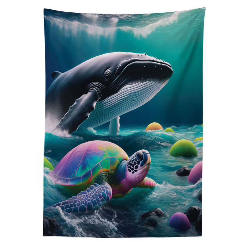 Itasca Rectangle No Pattern Microfiber Tablecloth, 84" Rectangle