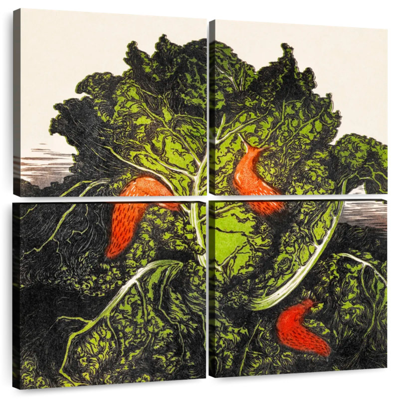Yarlin Three Slugs On A Cabbage