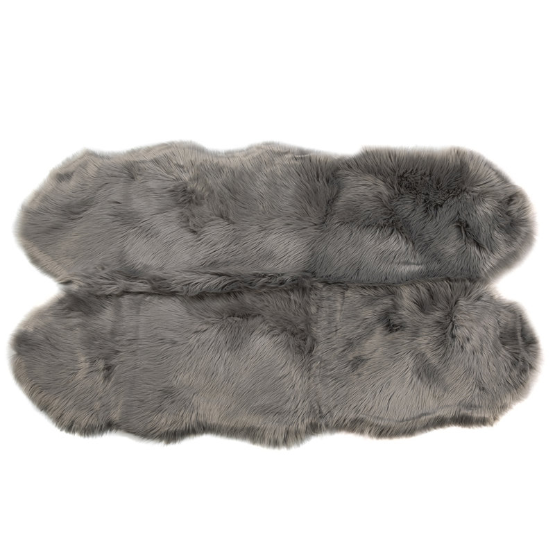 Tapis gris Quad Pelt - 3 pi x 5 pi