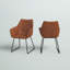 Chaise rembourrée en acier Roughton-1580197996