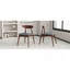 Ensemble de 2 chaises rétro en bois d'hévéa avec dossier ergonomique et coussins moelleux-220121117-220121116