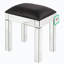 Banc de maquillage avec miroir