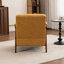 Chaise d'appoint rembourrée de style Mid-Century avec pieds en bois massif-1082468184