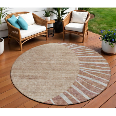 Tapis rond 8 po