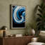 Blue Vortex Modern - Wrapped Canvas-657739486-657739487