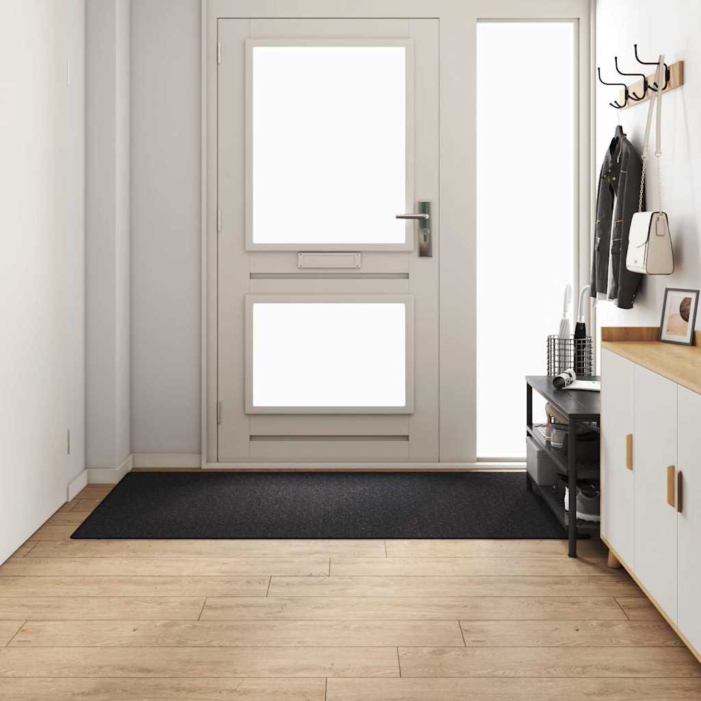 Carpet Runner Anthracite 80 X 500 Cm 100% Polypropylene