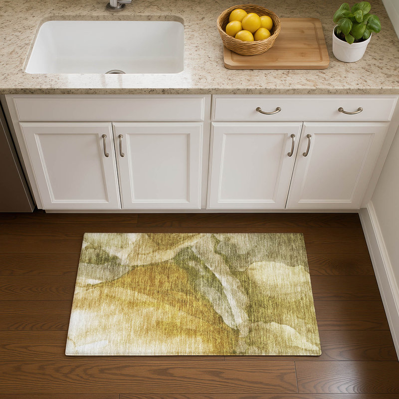Premium Machine Washable Mayfield AMF1937 Abstract Rug, Rectangle 1'8" x 2'6"