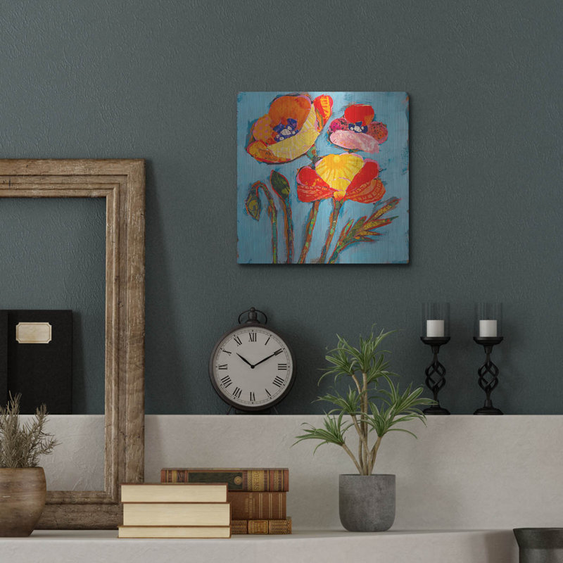 «Poppy 2» par St. Hilaire Elizabeth, H 12 po x l 12 po