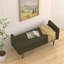 Banc de rangement avec repose-pieds en lin-1978730253