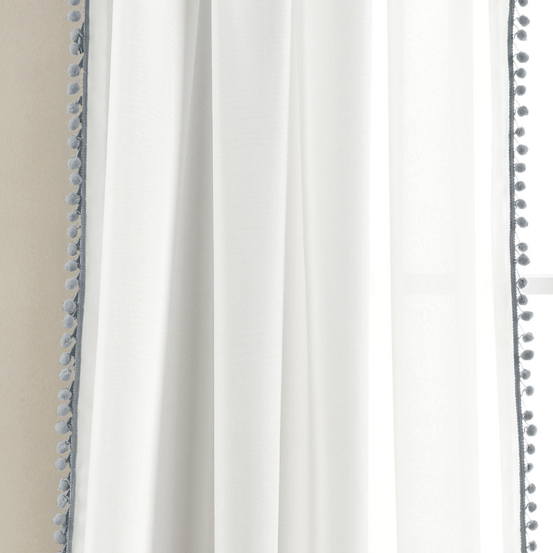 Room Darkening Curtain Single Panel, Gray
