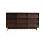 Commode d'appoint en bois massif Jissela