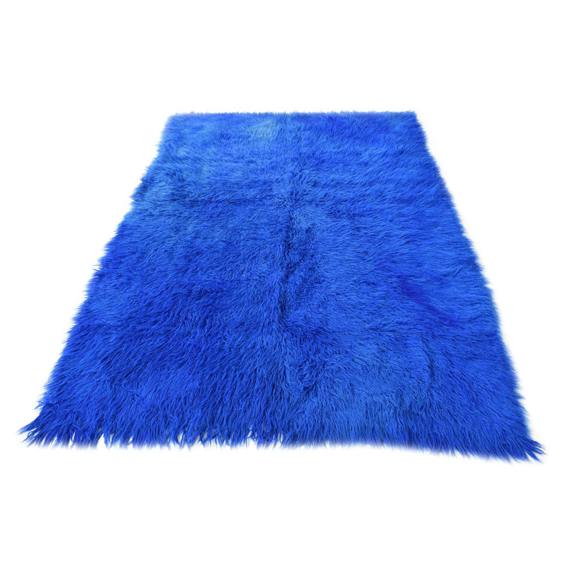 Tapis bleu Oliver
