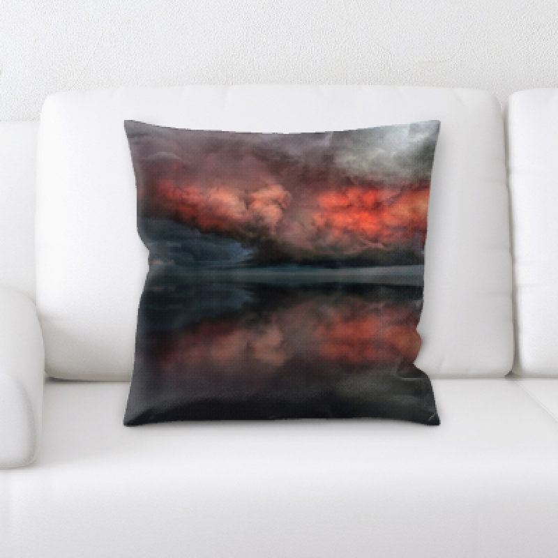 Microsuede Throw Pillow