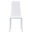 6 chaises de salle à manger blanches. Matériau en polyuréthane, pieds argentés. Coussin doux, ergonomique. Pieds coulissants. 20,4 po. Design minimaliste pour 6 maisons. Pieds en métal, matériau. Coussin en éponge respirant. Stable
