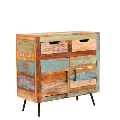 Damek 80 cm W Mango Solid Wood Sideboard