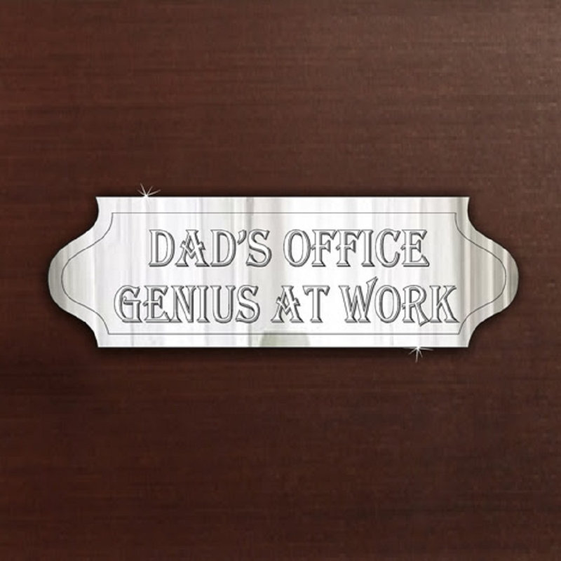 Dad's Office Decorative Sign