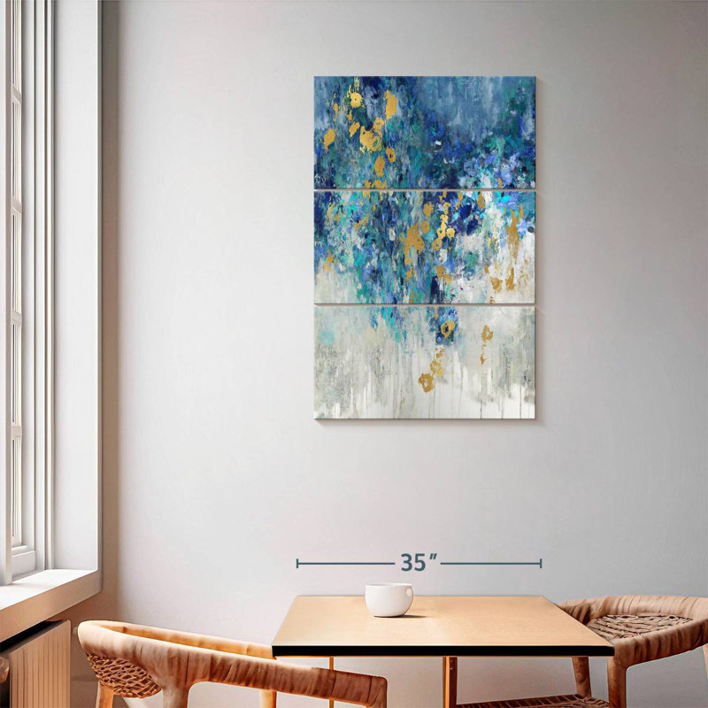Avery Cascading Blues II, H 57 po x l 36 po