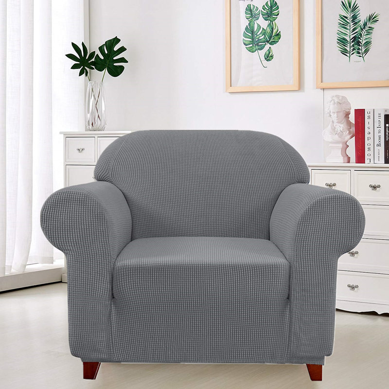 Housse pour fauteuil Elegant, Gris clair