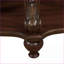 Ensemble de tables basses 3 pièces cerise antique pour petits espaces, placage en bois massif, assemblage facile
