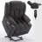 Up To 350 LBS Chenille Power Lift Recliner Chair, Heavy Duty Motion Mechanism With 8-Point Vibration Massage And Lumbar Heating, USB And Type-C Ports, Stainless Steel Cup Holders-835494850