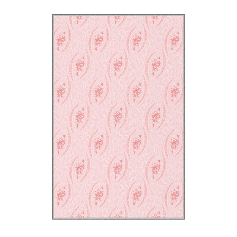 High-Quality 3D Printed Area Rug (2.6 x 4.0 ft), 100% Polyester, 0.3 in Pile Height | Antibacterial, Non-Slip PVC Felt Dot Underside | Machine Washable, Elegant Design for Living Room, Bedroom & Office