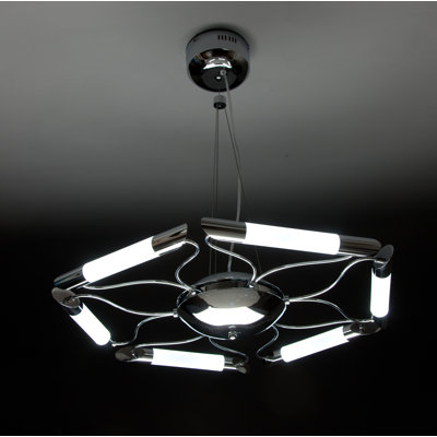 Candica 8 - Light Silver LED Geometric Pendant