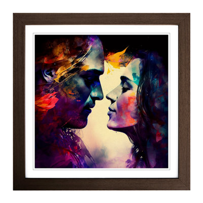Lovers Digital Art - Framed Print