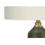 Lighting, H 26 po, lampe de table en céramique, abat-jour ivoire / crème, contemporain