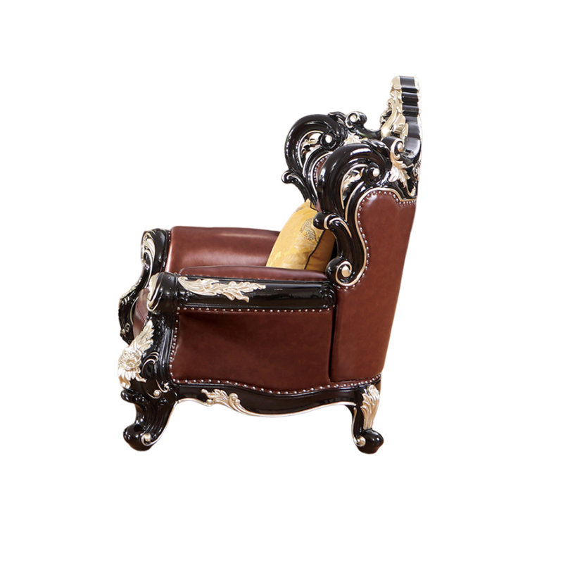 Fauteuil de luxe en cuir véritable American