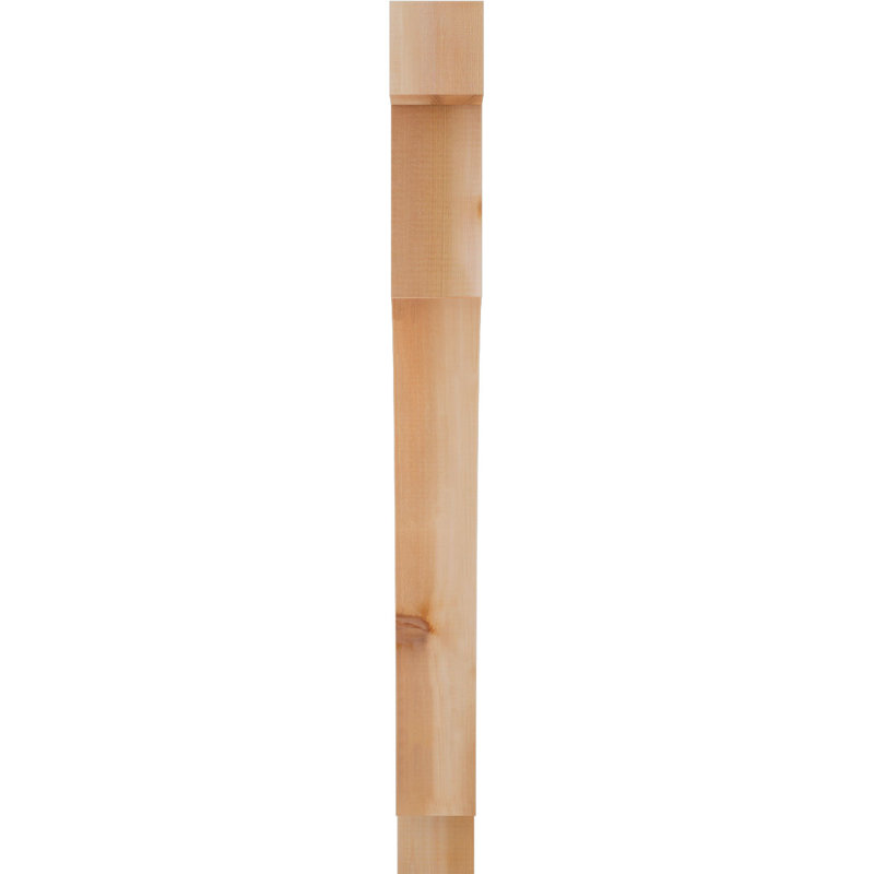 Support Westlake Block, Cèdre rouge de l'Ouest (lisse), H 42 po x l 3,5 po x P 30 po