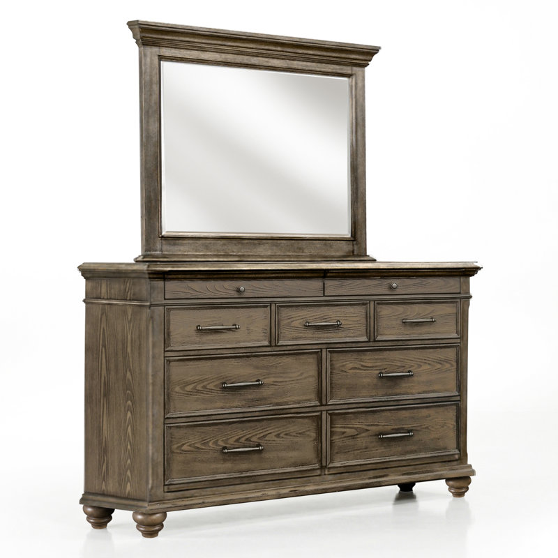 Ensemble commode et miroir 2 pièces Castilloux
