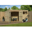 Shiplap Pent Wooden Shed-122082408