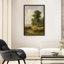 Art mural encadré abstrait rétro antique classique pour chambre à coucher