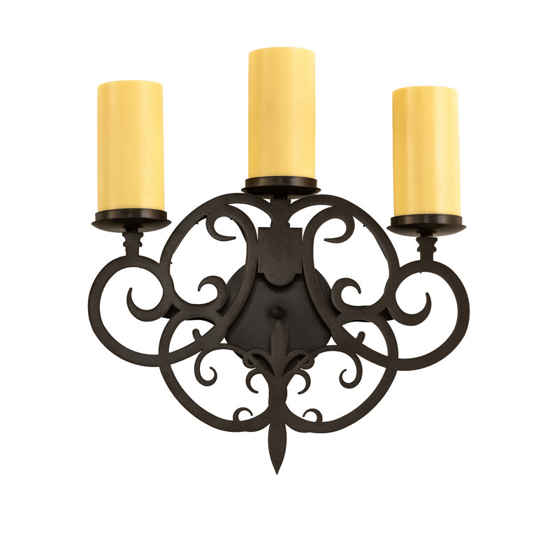 16.5" Wide Ashley 3 Light Wall Sconce