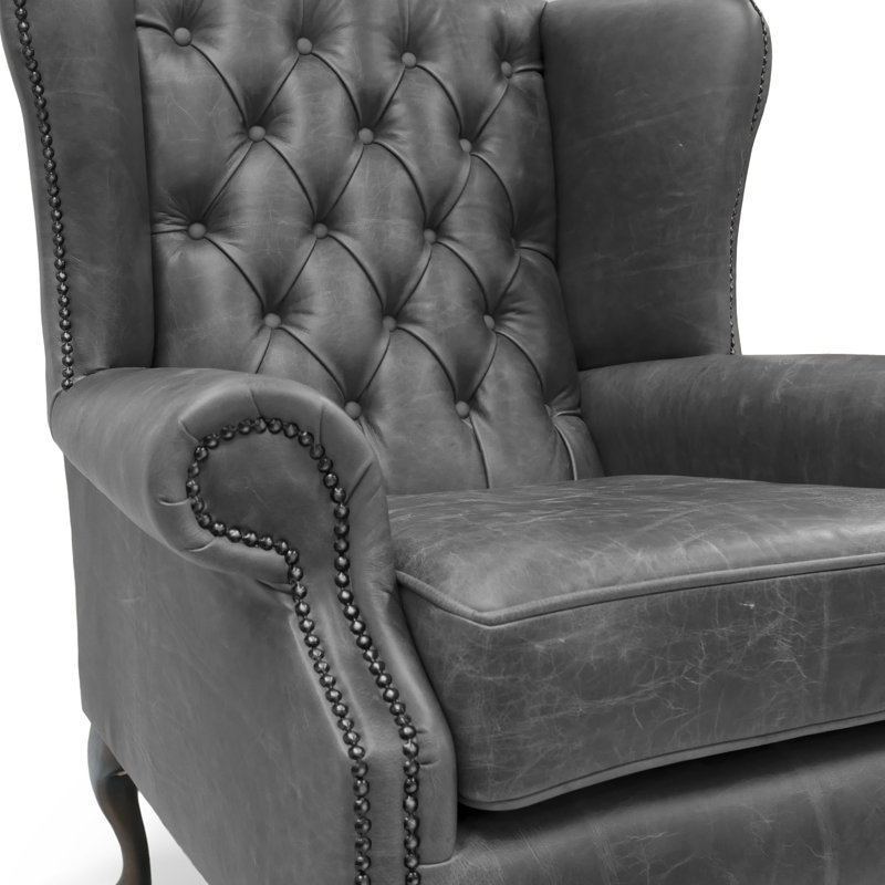 Dellaquila Upholstered Accent Chair, Grey