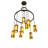 48" Wide Cartier 9 Light Cascading Chandelier