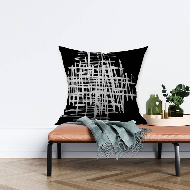 Contrast - 26"x26" Throw pillow - Poly twill - Print on demand