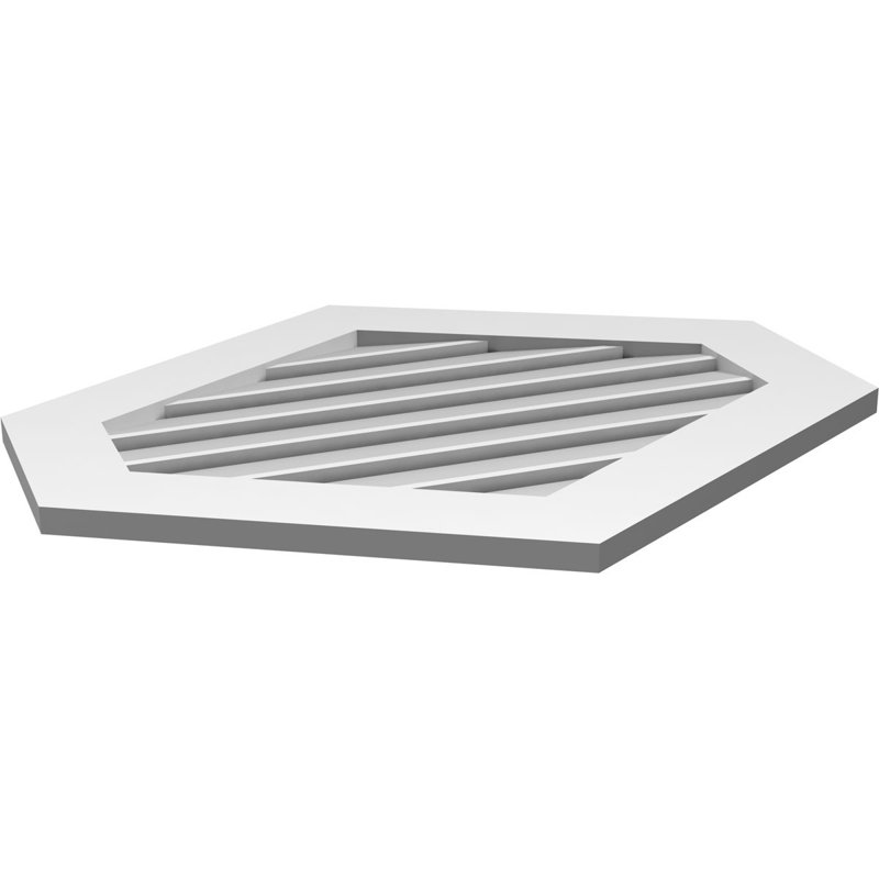 Pente verticale verticale en uréthane Signature 7 pi, H 1 po x l 32 po x L 28 po