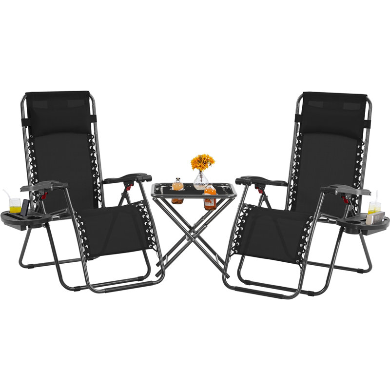color Outdoor Garden Chair, Black