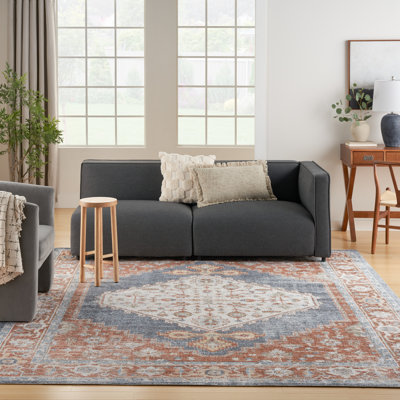 Makalyn Washable Oriental Rug