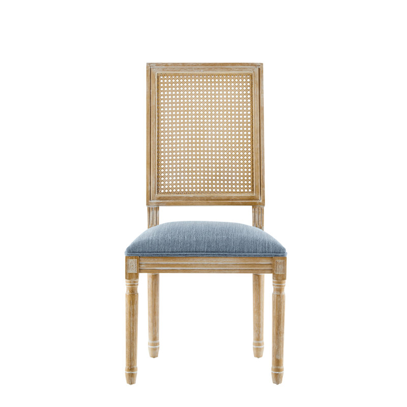 DINING CHAIR, Natural, Denim Blue, 2