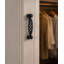 Twisted Vintage Cabinet Handle, Solid Metal Matte Black Finish, 128mm Hole Centres Pack 3