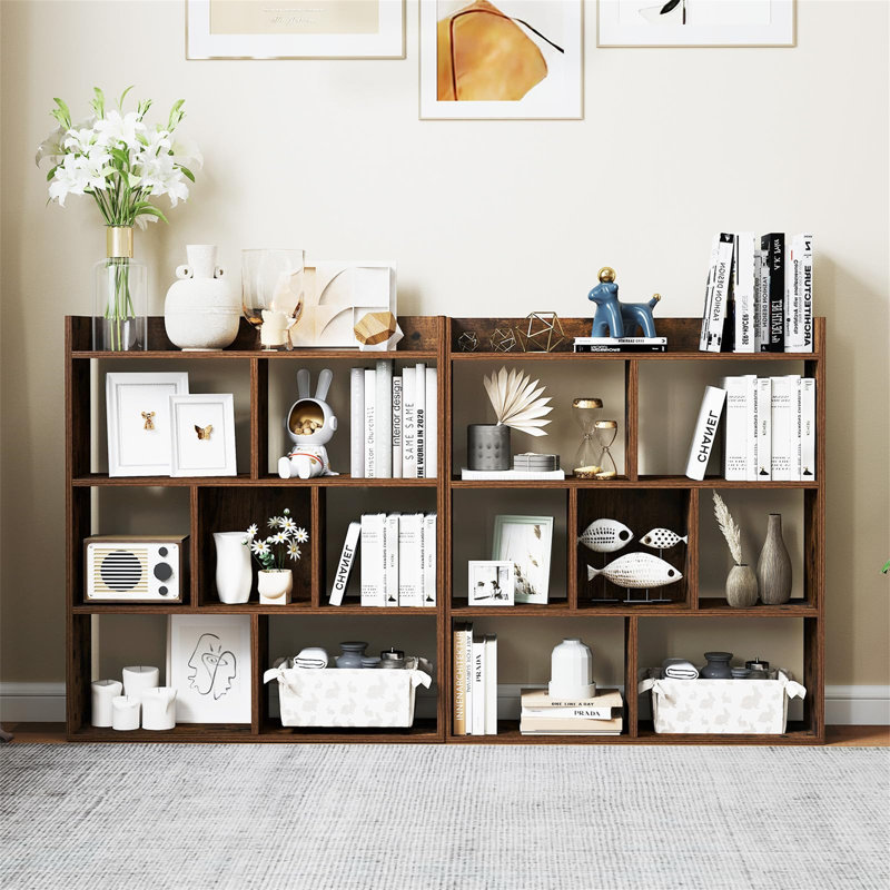 90cm H x 80cm W Standard Bookcase, Esspresso