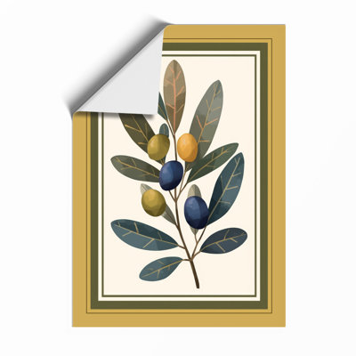 Botanica with Berries Botanical - Framed Print