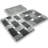 3 Pieces Machine Washable Handmade Bath Rugs
