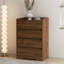 Commode 4 tiroirs, commode sans poignée-1438047015