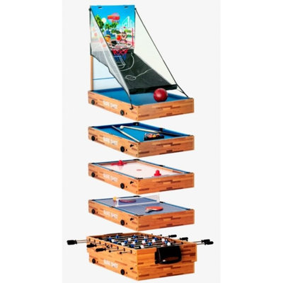 Sure Shot Folding 5 in 1 Games Table