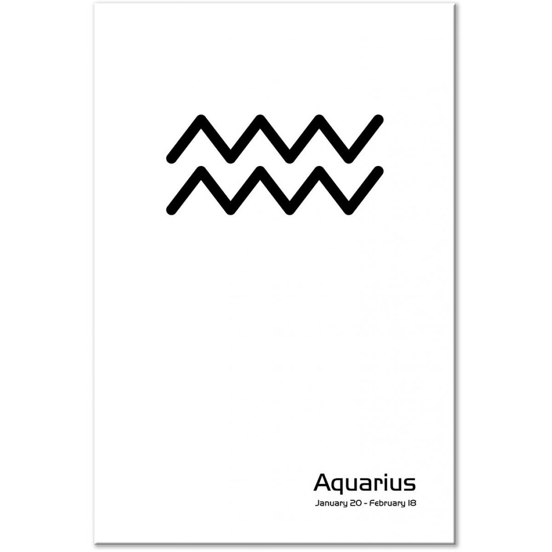 Leinwandbild Aquarius