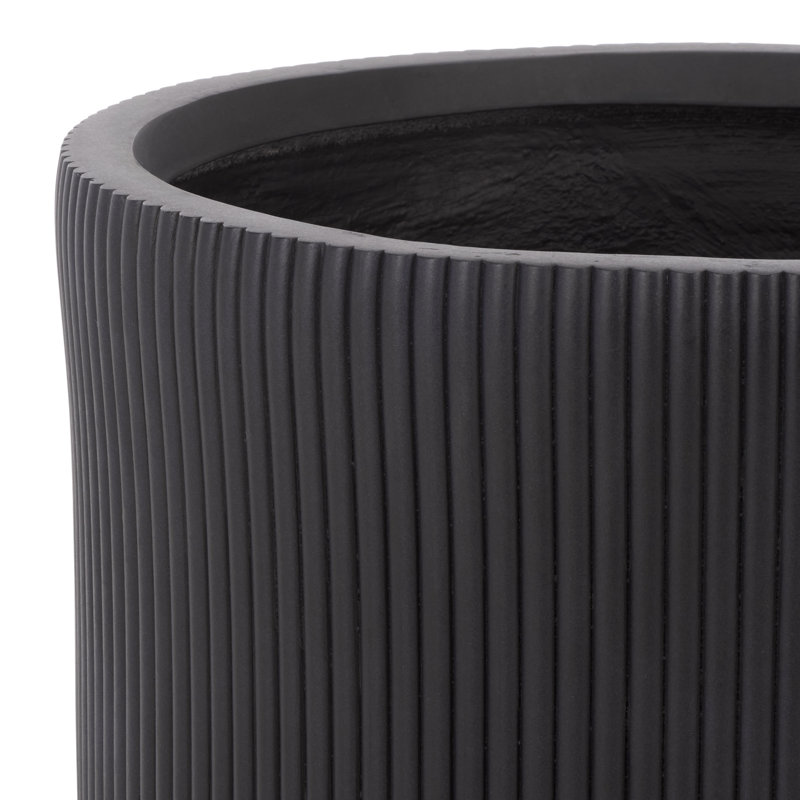 Ensemble de 3 pots à fleurs Carolina, Noir